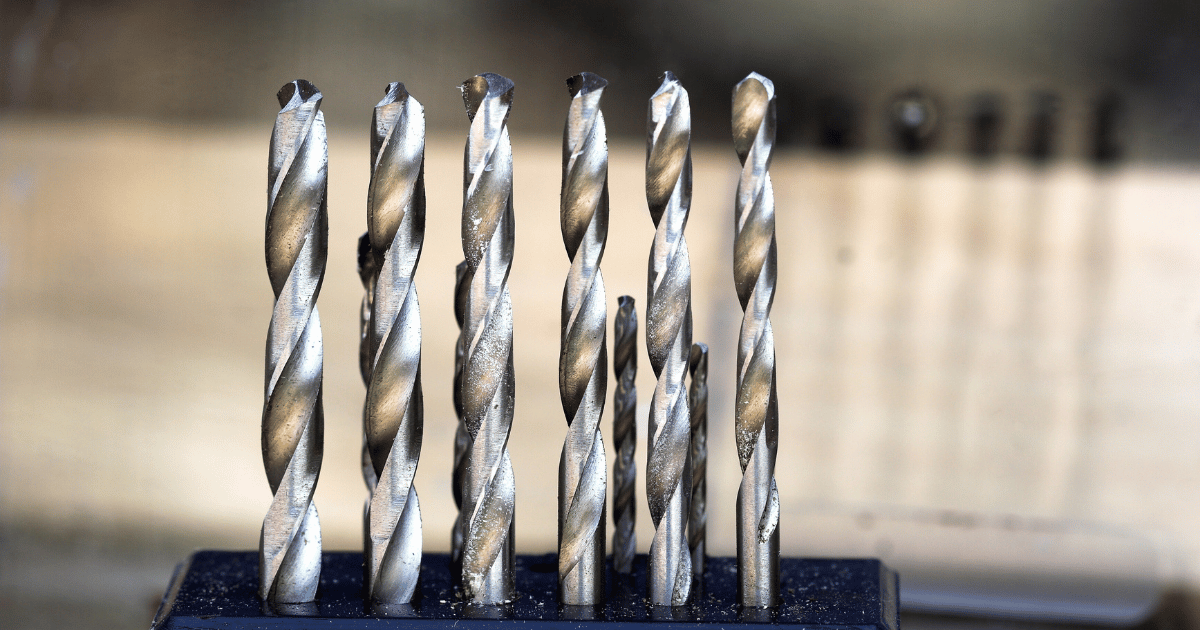 Drill Bits Lined Up